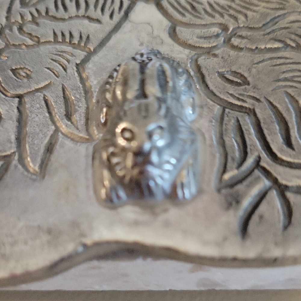 Arthur Court Silver Rabbit Motif Decorative Trivet - Picture 7 of 9